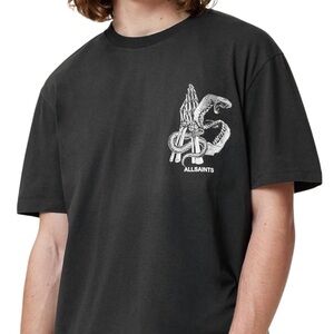 All Saints Black Short Sleeve Tee